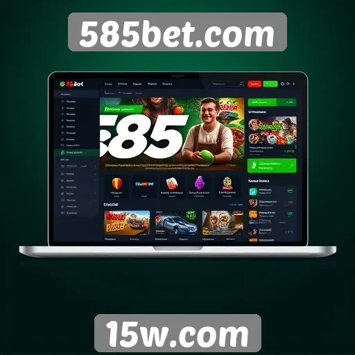 Interface do 585bet.com é amigável e intuitiva
